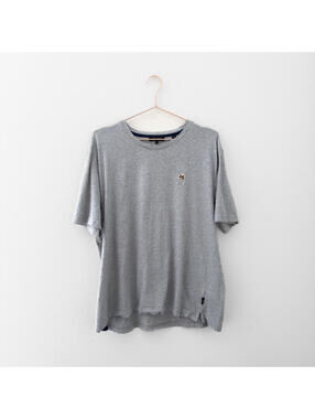 Ted Baker London Grey Crew Neck Short Sleeve T-Shirt Size XL